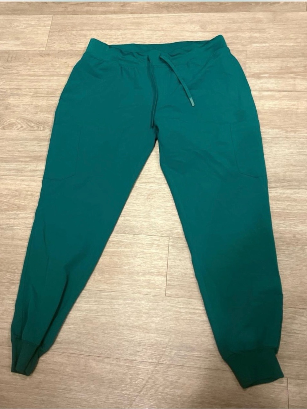 Teal Drawstring Jogger Scrub Pants